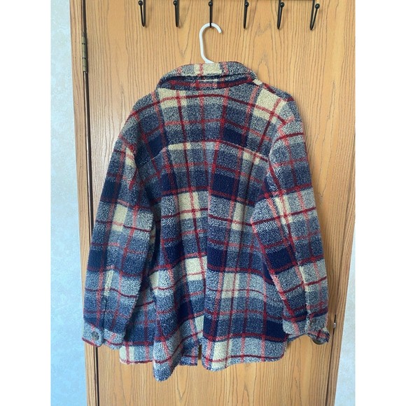 Plaid button down wool jacket  (Arizona jean co) - Picture 2 of 3